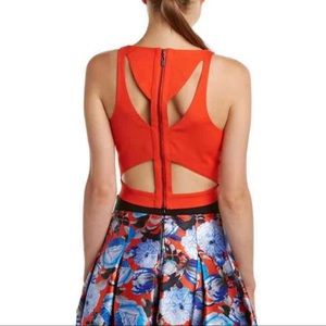 NOIR Sachin & Babi crop top with cutout back
